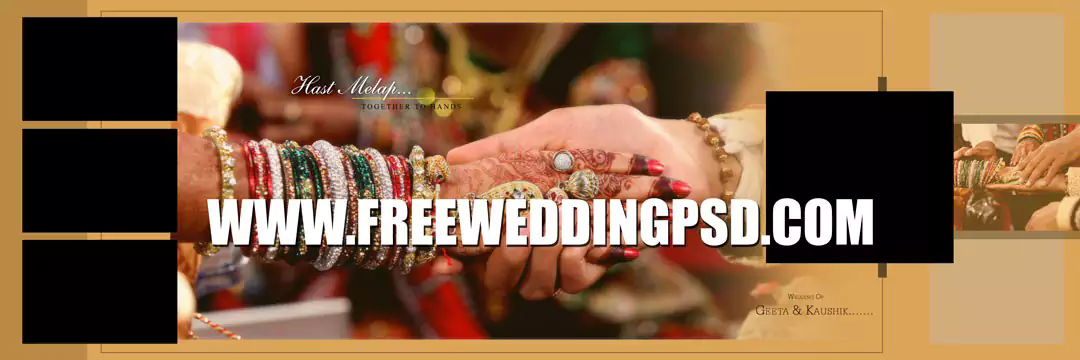 free indian wedding invitation psd
