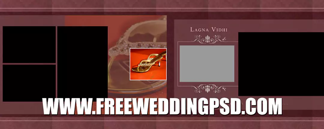 free wedding program psd