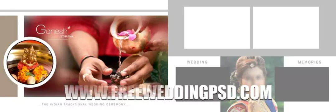 wedding website psd free download