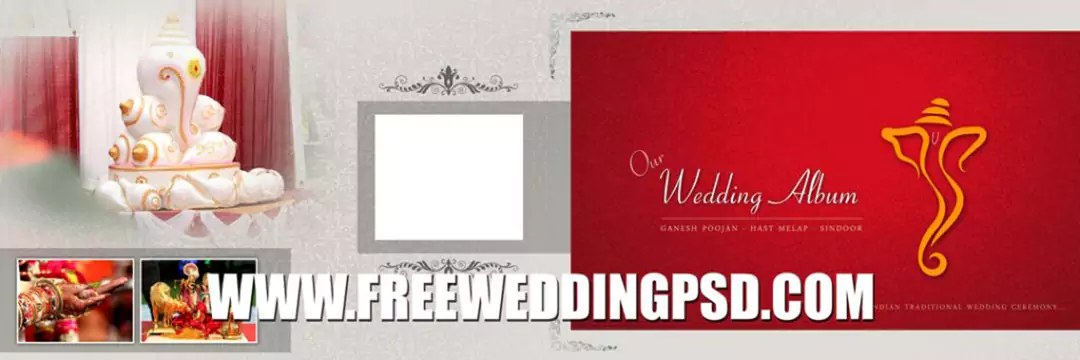 wedding brochure template psd free