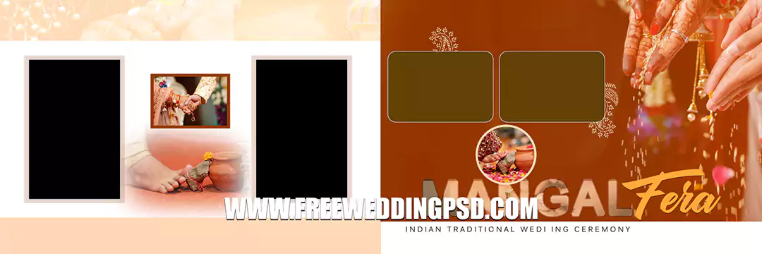 Wedding album templates psd free download