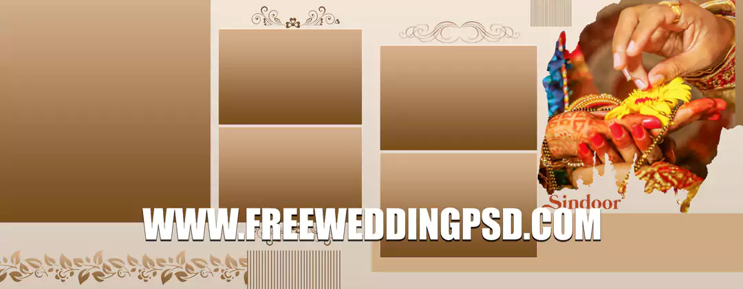 Indian wedding album design templates psd free download