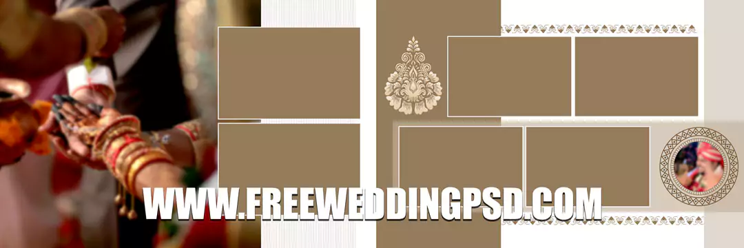 free download psd wedding creative album design templates