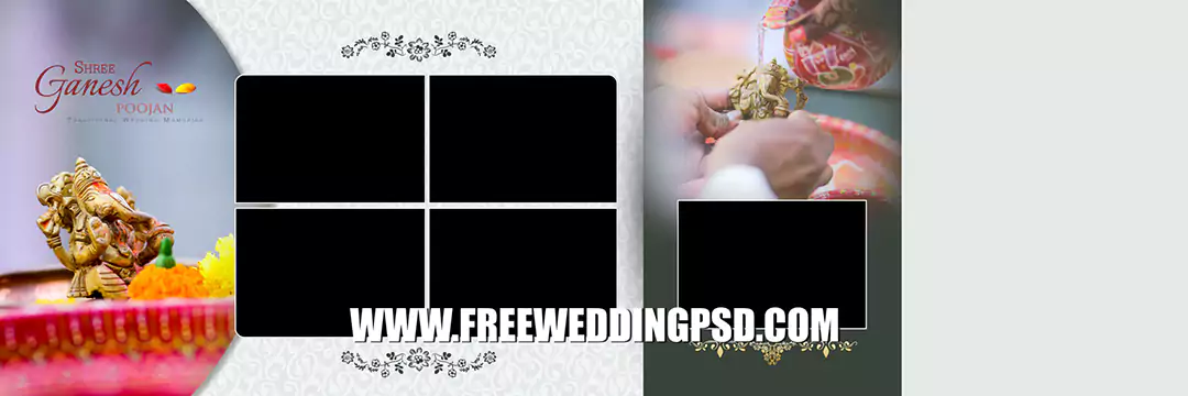 Wedding album psd templates