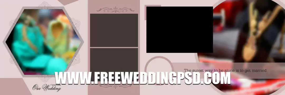 wedding album psd templates collection
