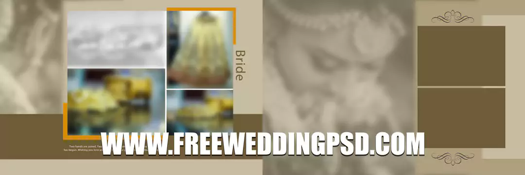 wedding album psd templates collection