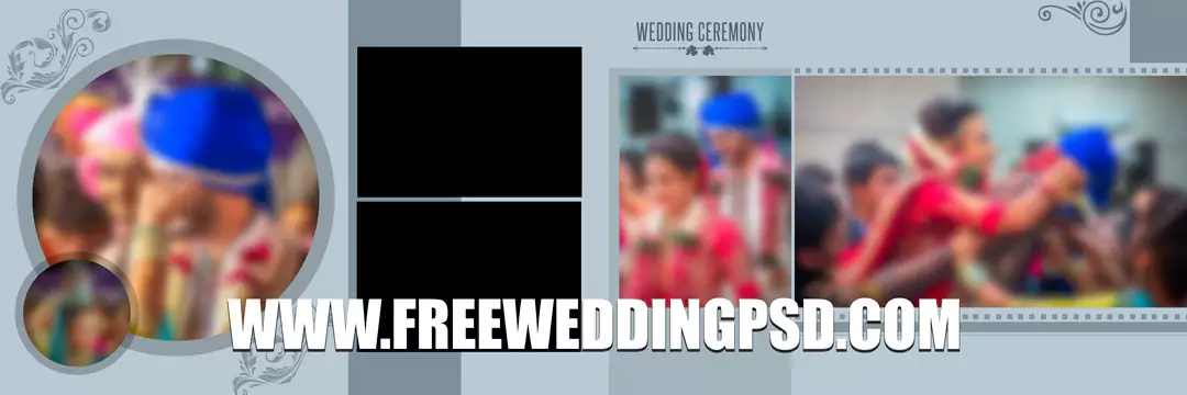 wedding album psd templates collection