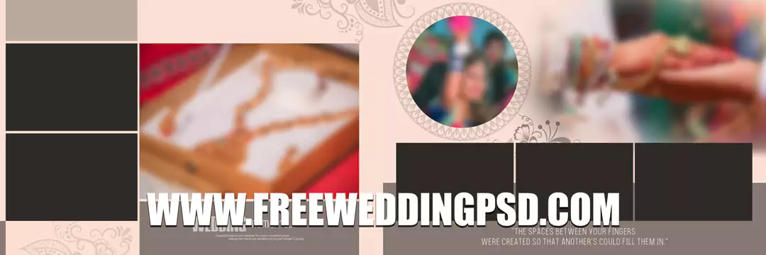 wedding album psd templates collection