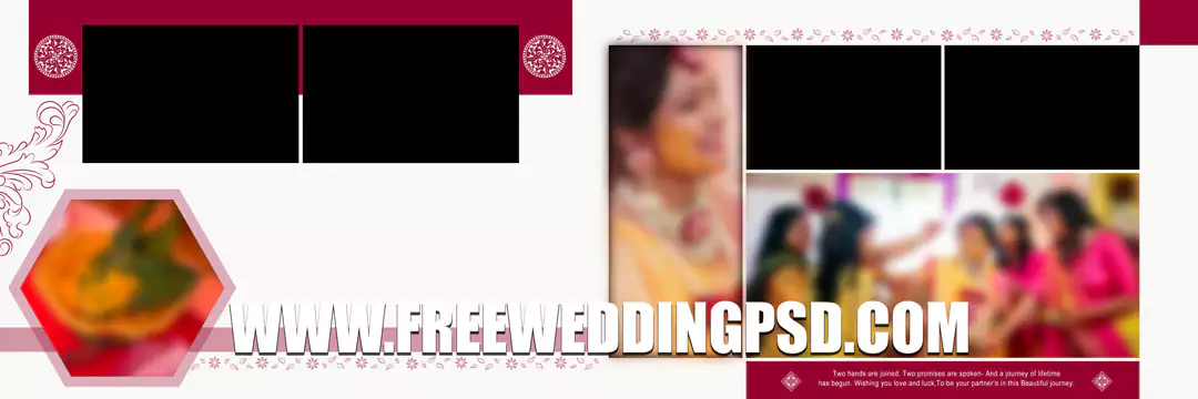 wedding album psd templates collection