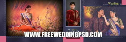 Wedding album psd templates collection fully editable for photoshop