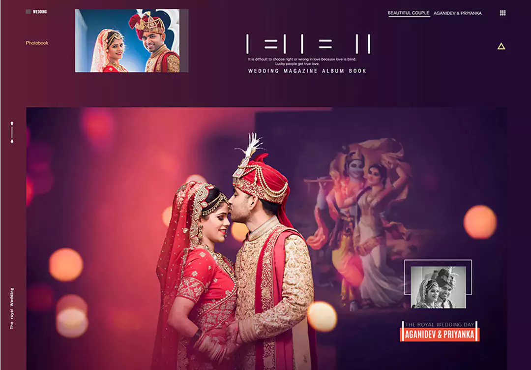 Indian Wedding Album Design 17x24 Psd Templates