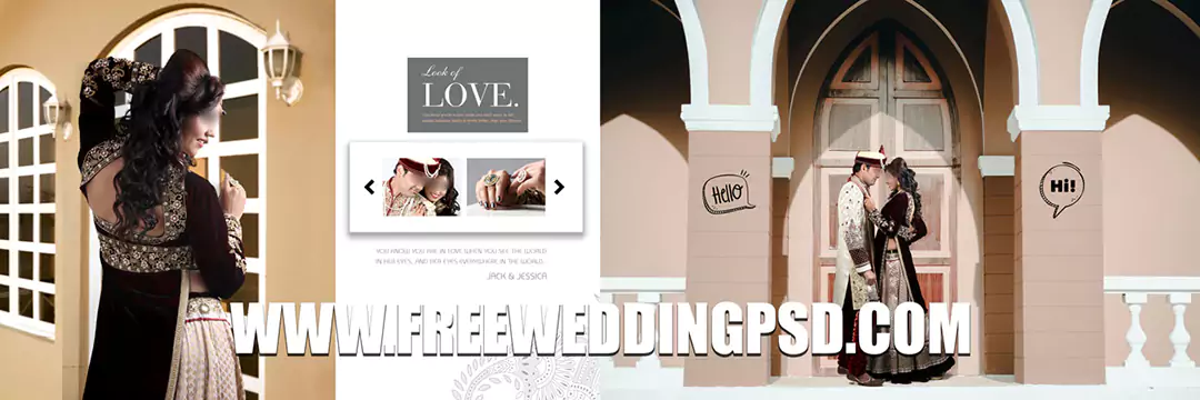 Wedding album DM PSD Template