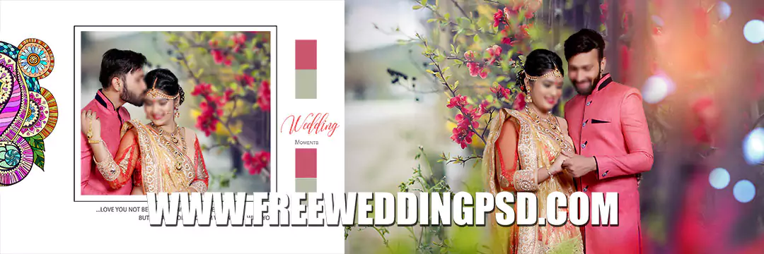 karizma album DM 12x30 psd wedding background