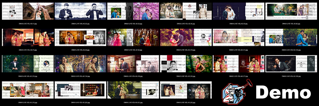 indian wedding album design PSD Free Download