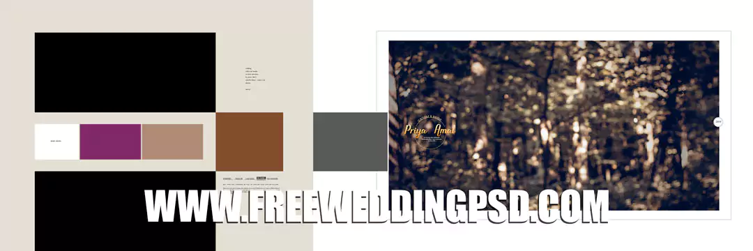 wedding psd files free download