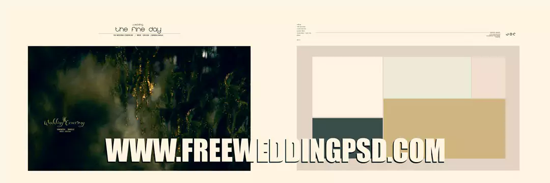 wedding psd files free download