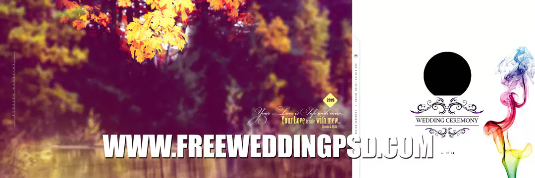 indian wedding album design PSD Free Download