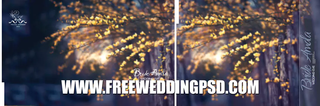 indian wedding album design PSD Free Download