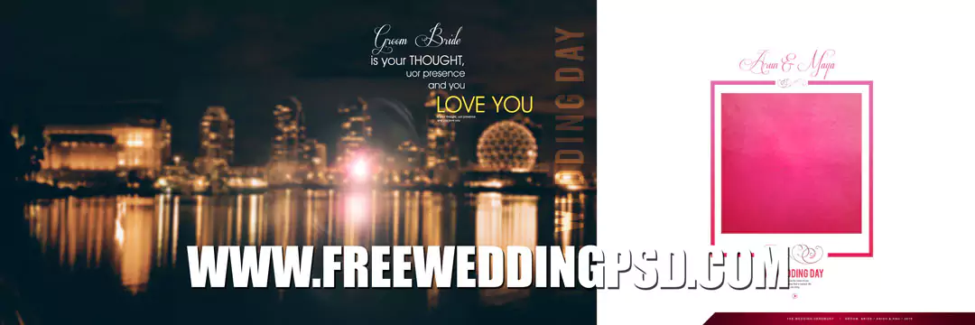 Latest Wedding Album 12×36 PSD Sheets Designs