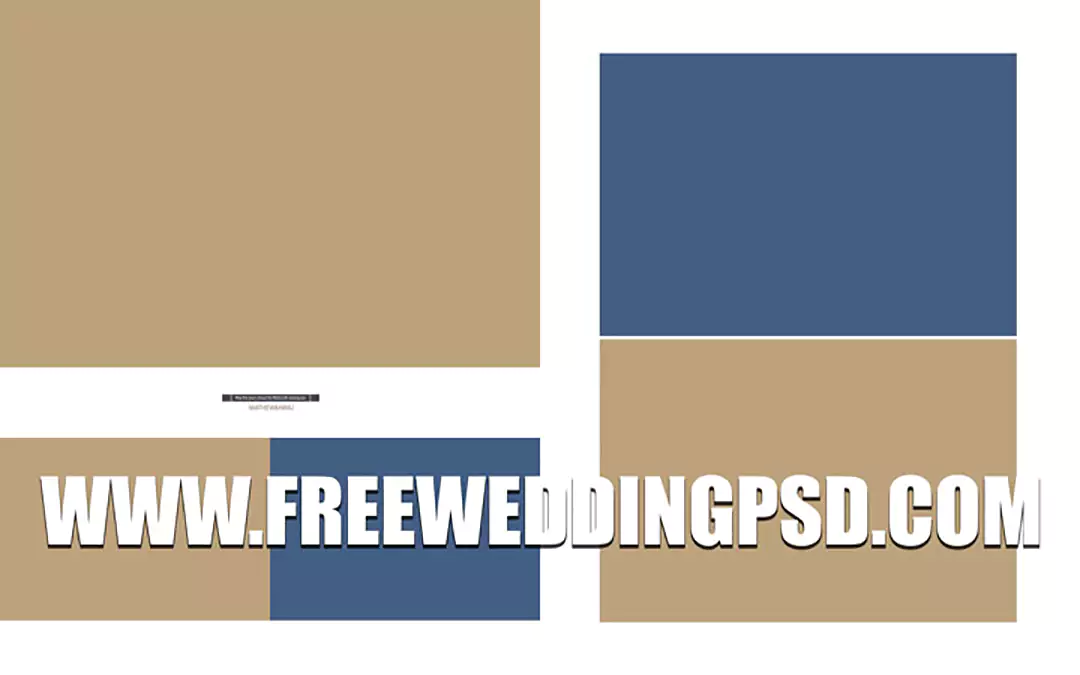 new wedding album psd