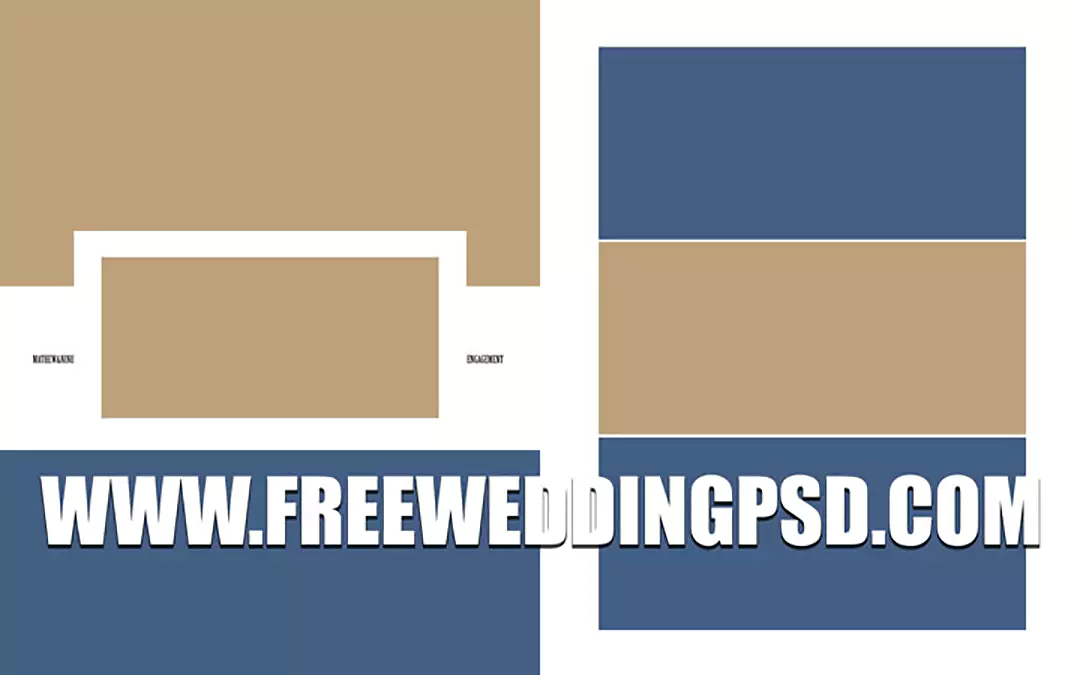 new wedding album psd
