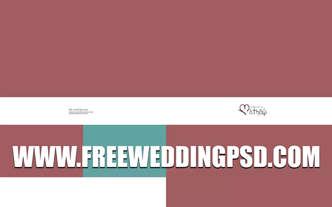 new wedding album psd