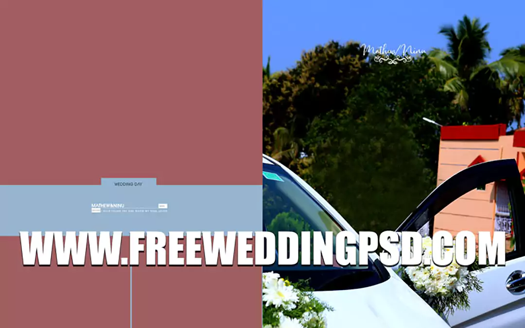 new wedding album psd
