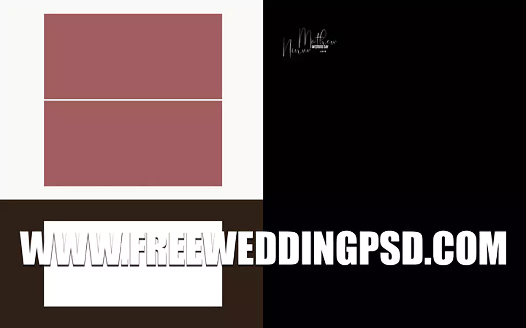 new wedding album psd