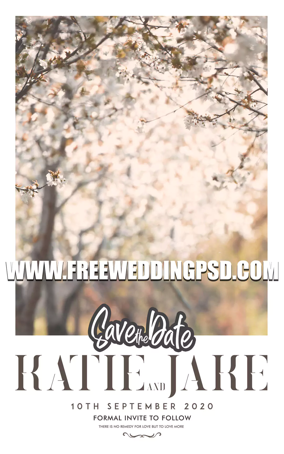 wedding save the date templates