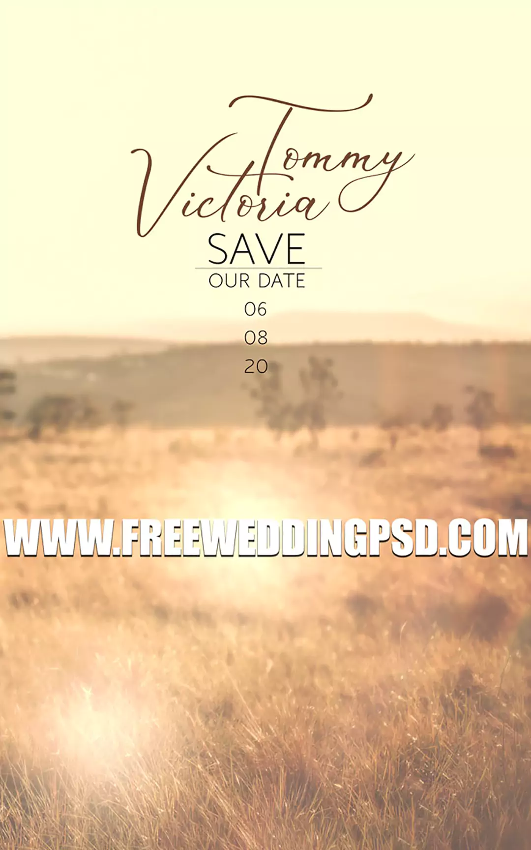 wedding save the date templates