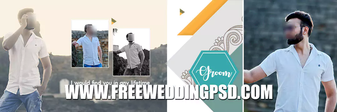 Pre Wedding Album Design PSD