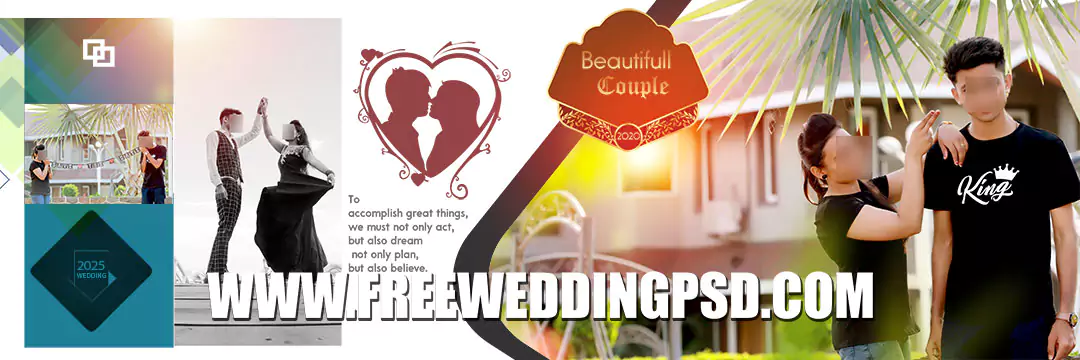 Pre Wedding Album Design PSD