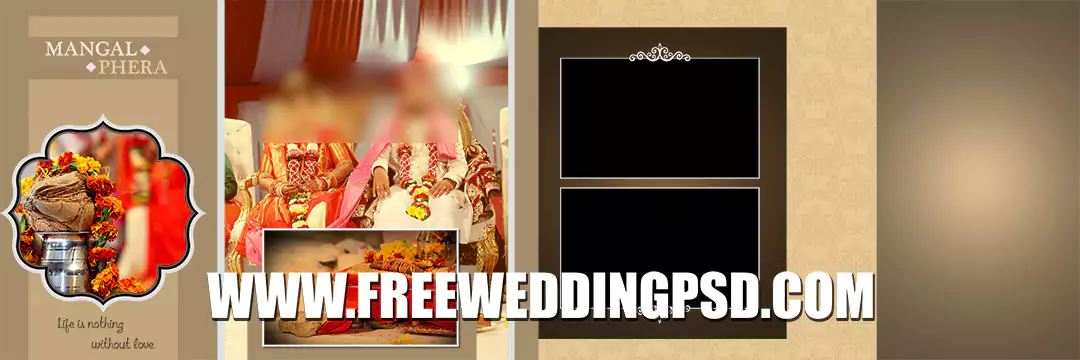 Wedding Album Design Photoshop Backgrounds 12x36 Psd