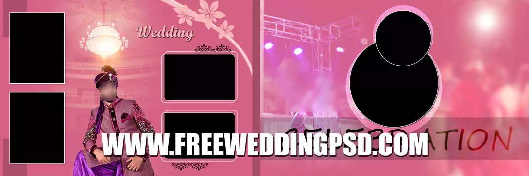 Wedding Album Design Photoshop Backgrounds 12x36 Psd