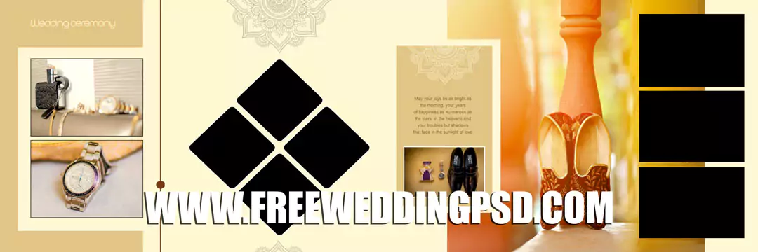 Wedding Album Design PSD FREE Download 12x36