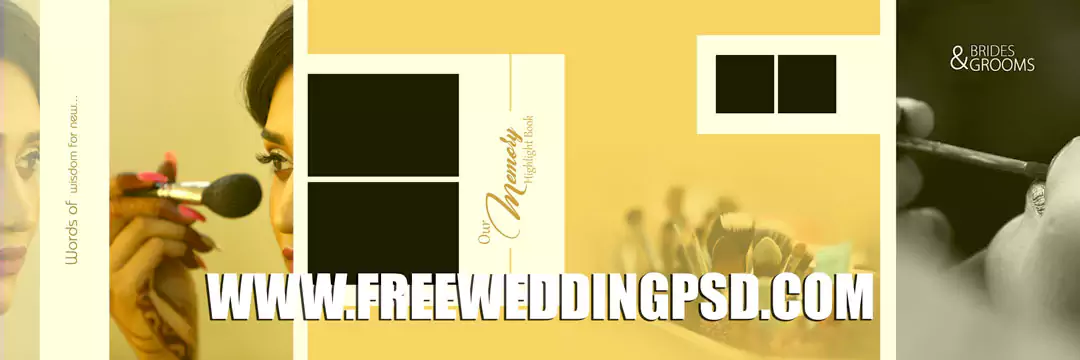 Wedding Album Design PSD FREE Download 12x36