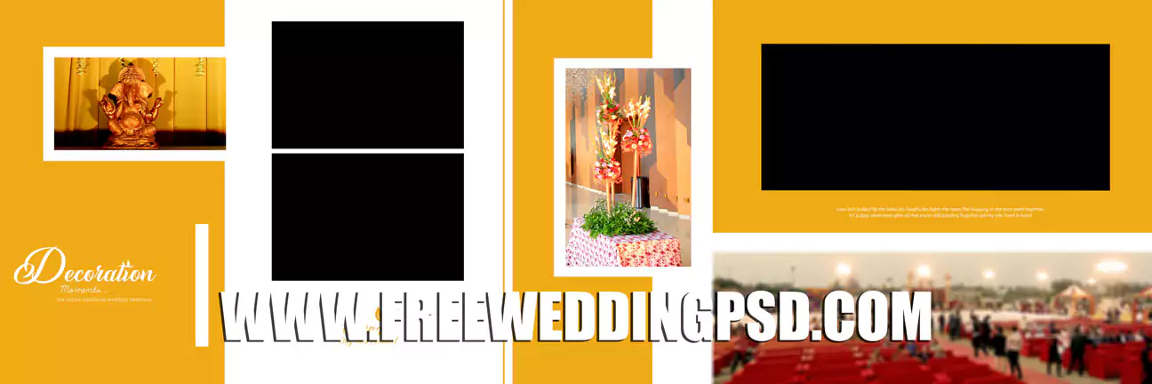 Indian Wedding Album Design 12x36 Psd Templates