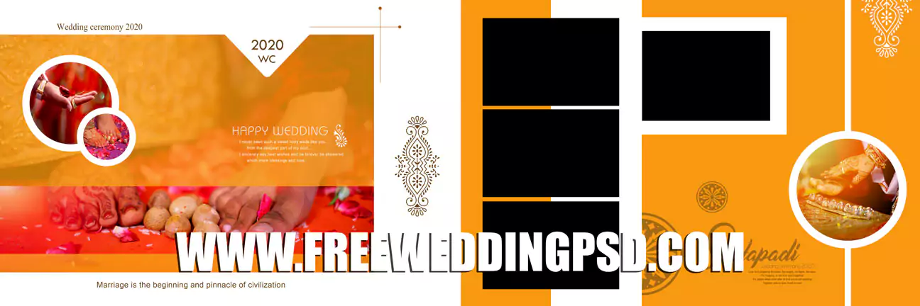 wedding album design templates psd free download 12x36