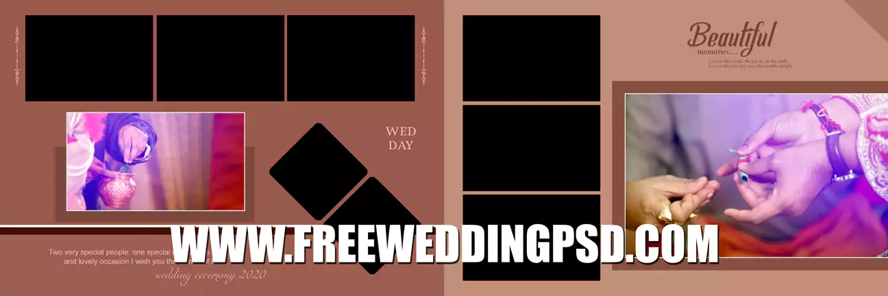 wedding album design templates psd