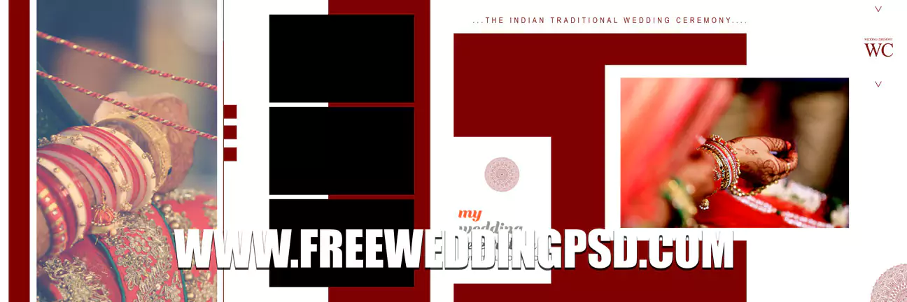 wedding album design templates psd