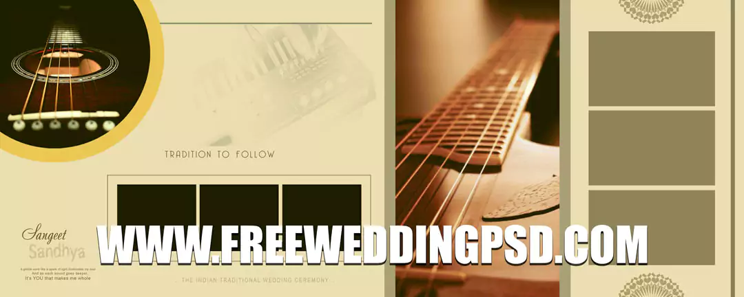 indian wedding album design 12x36 psd free download