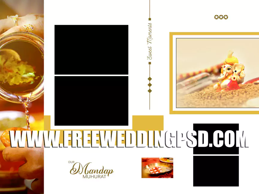 Wedding Album Design PSD Free Download 18x24