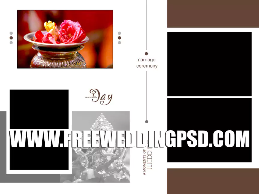 Wedding Album Design PSD Free Download 18x24