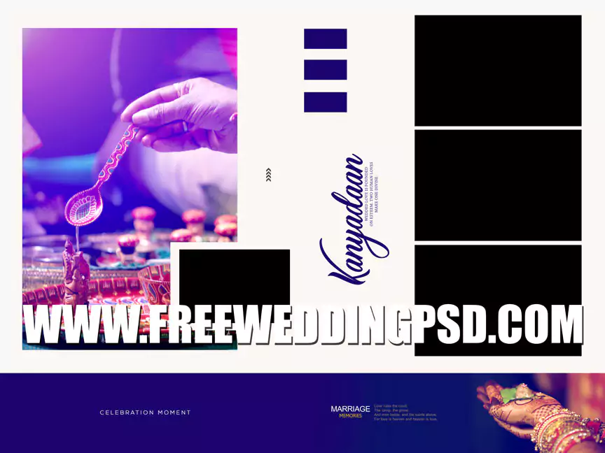 Wedding Album PSD Design Free Download 18x24