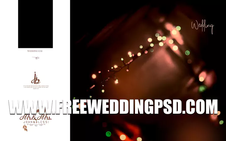 free indian wedding psd 12x36 Templates