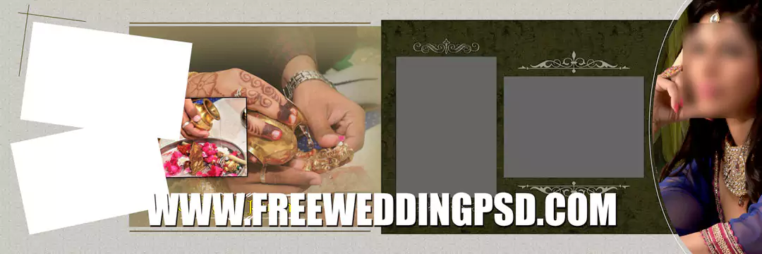 free wedding album psd templates