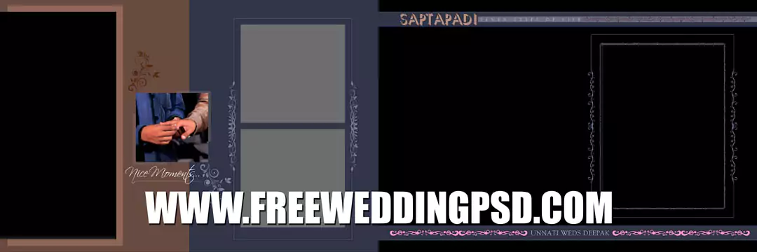 Free Wedding Psd 12 X 36 (182) |  wedding vector psd free download
