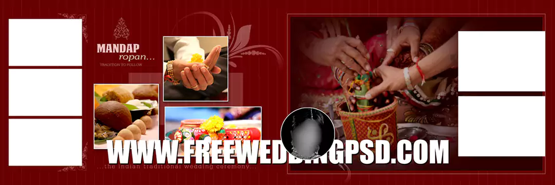 Free Wedding Psd 12 X 36 (209) | wedding border psd free download