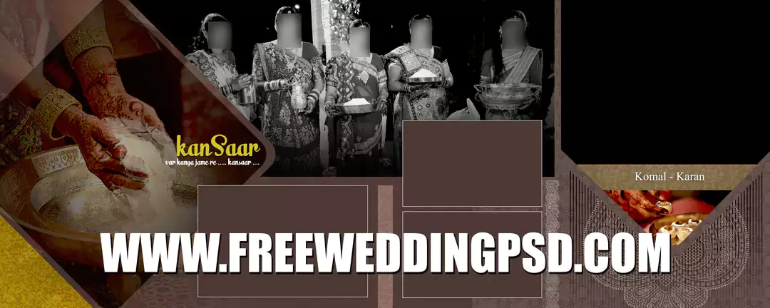 free psd wedding website