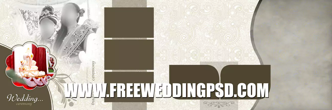 Free Wedding Psd 12 X 36 (427) | wedding ring psd file